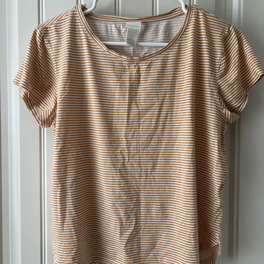 Striped Yellow Women's Top